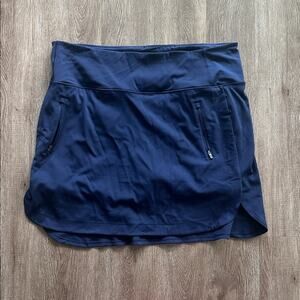 Athleta Fairway Golf Skort 18" Navy Blue Size 2X Activewear
